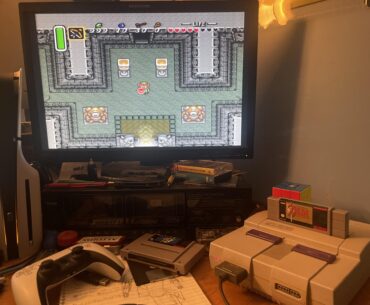 Zelda 3 on the Super Nintendo