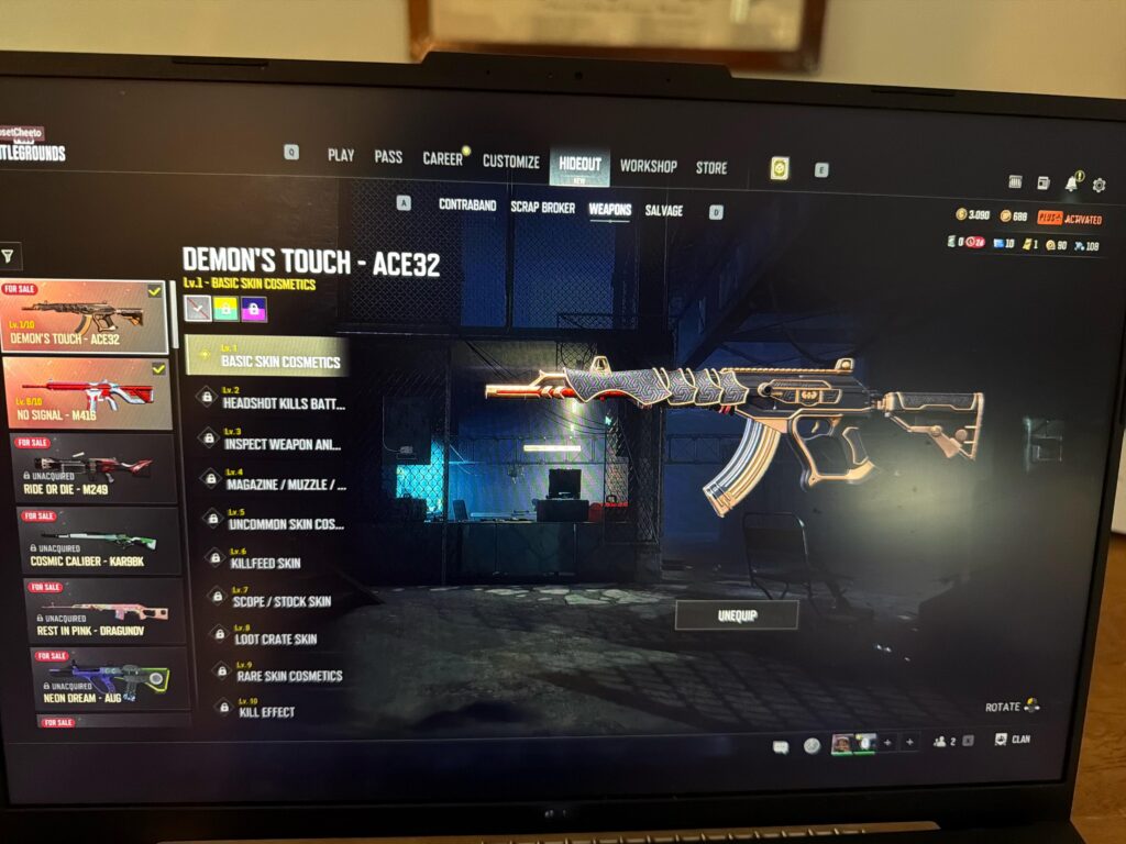Should I keep the Demons Touch Ace32