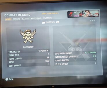 [BO] People have already hacked their prestige, level and money