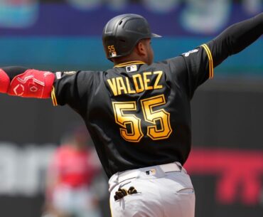 Valdez and Gonzalez homer, Jones strikes out 9 as Pirates roll to 7-1 win over Guardians in Game 1 :: WRAL.com