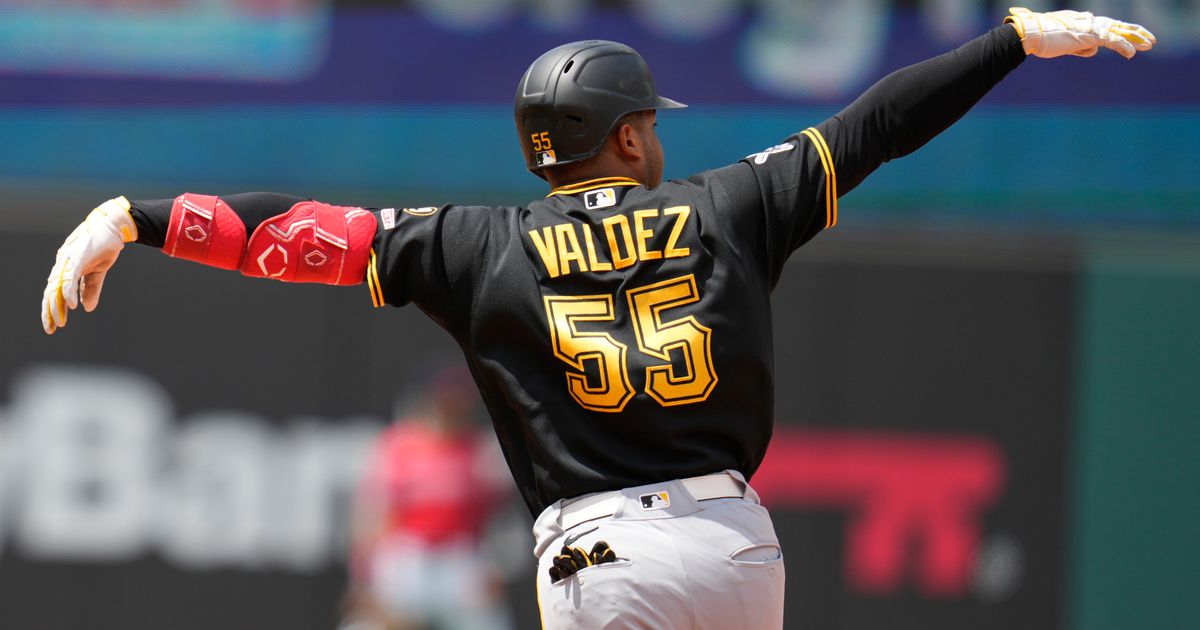 Valdez and Gonzalez homer, Jones strikes out 9 as Pirates roll to 7-1 win over Guardians in Game 1 :: WRAL.com Valdez and Gonzalez homer, Jones strikes out 9 as Pirates roll to 7-1 win over Guardians in Game 1 :: WRAL.com