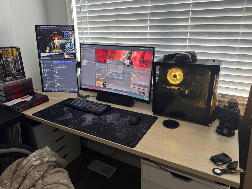 Big update from my last setup I’ll take any advice to improve! I’m about 3 months old in the PC world!