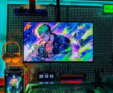 My Zoro-themed battlestation