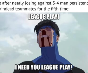 League Play is a reality check to those spammers tbh. No more crutches.