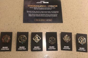 I'm looking for call of duty cold war pins to buy