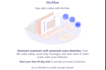 Now my monitor is sending me paid ads for Mcafee?!