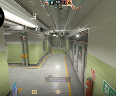 Lucky kill through vent on Nuke