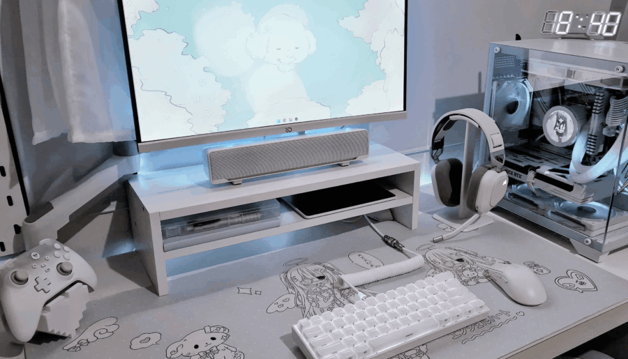 White setup 🤍