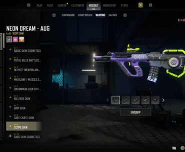 Got the AUG NEON DREAM today and upgraded it up to level 09 with 0 $ spent!