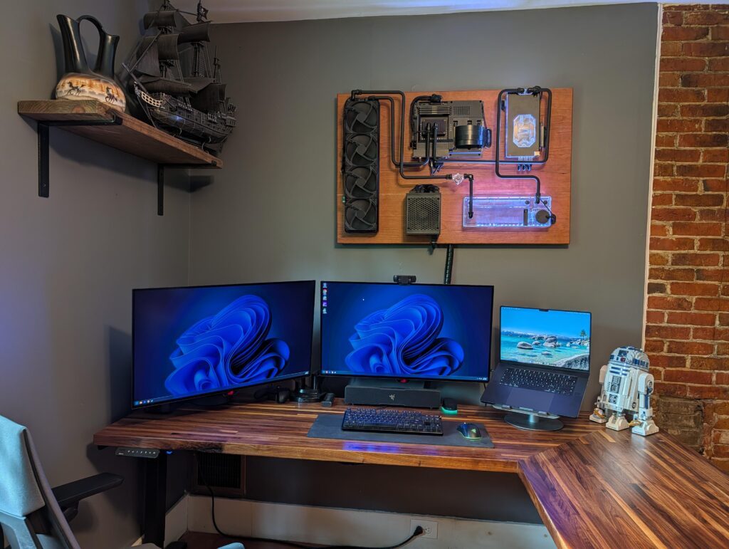 My self-built wall mounted open loop setup My self-built wall mounted open loop setup