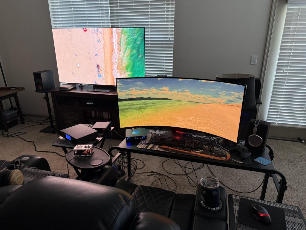 New apartment setup.