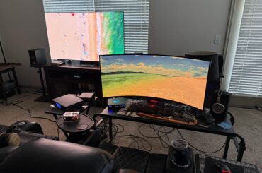 New apartment setup.