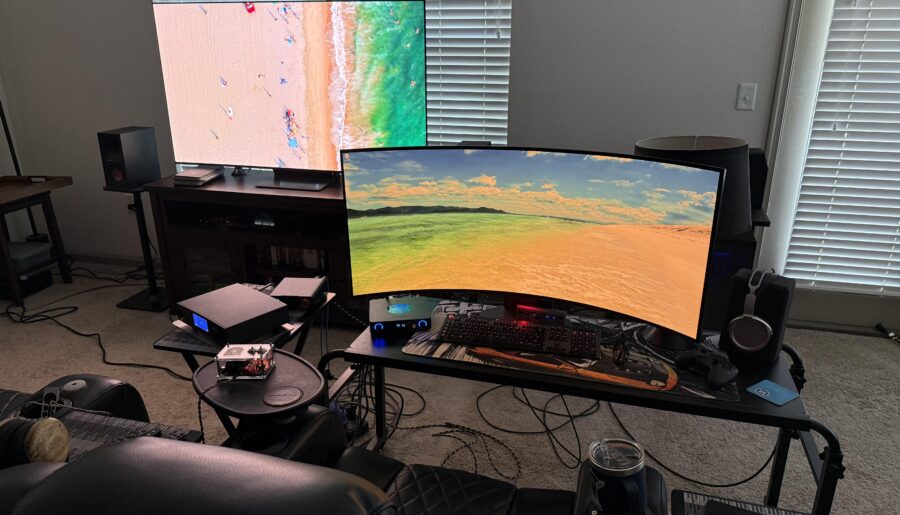 New apartment setup.