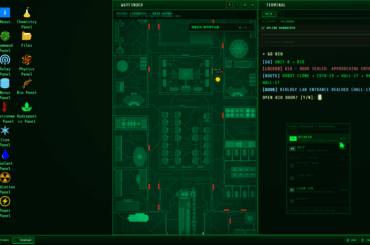 I created virtual desktop for hacking game