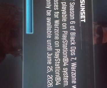 Warzone ending on ps4