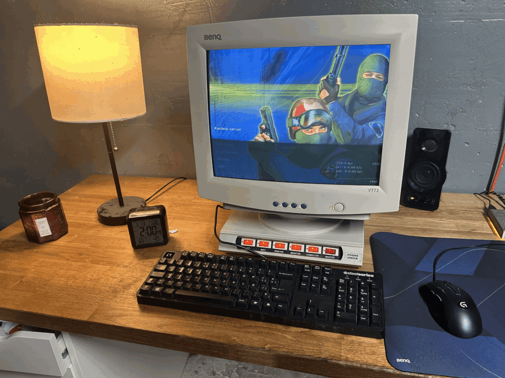 Anyone play on a setup like this back in the day?