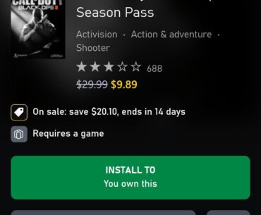 [Bo2] Bo2 season pass for Xbox cheaper now