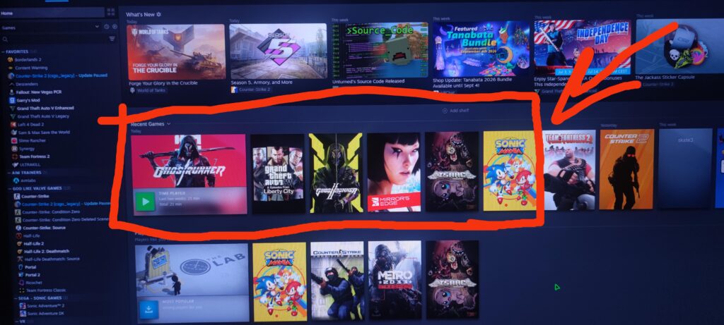 My dad bought me some games on steam because I fixed up some of the grades on my final report card (9th grade 16 years old)