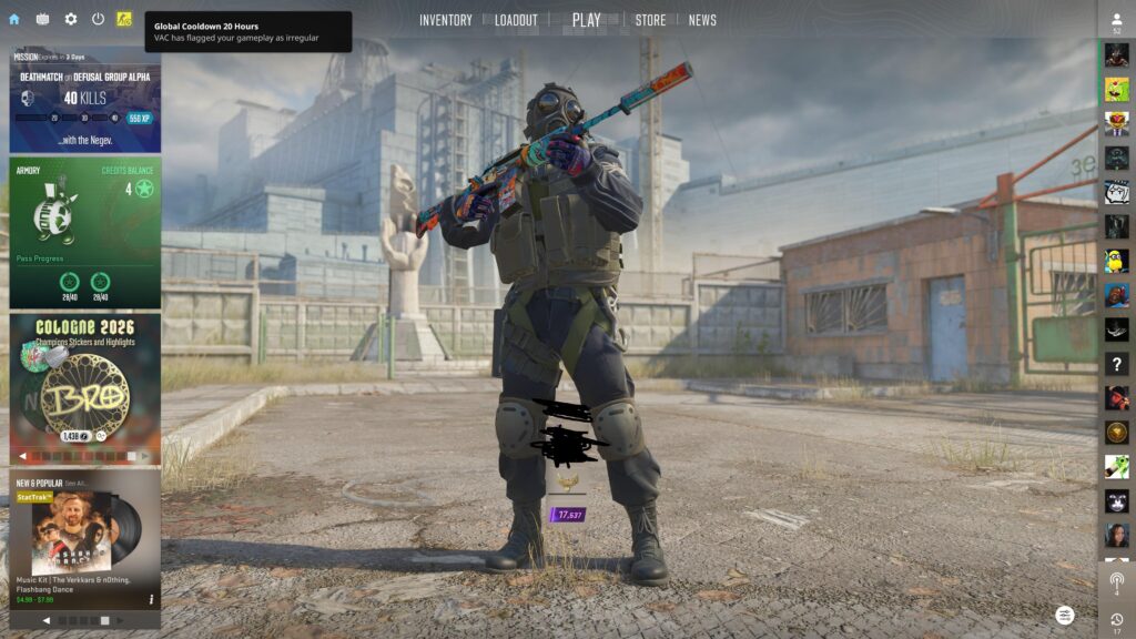 Deagle HS collat through smoke = vac live. People spinning that go 62-3 with all jumping noscopes? That's fine. Valve plz