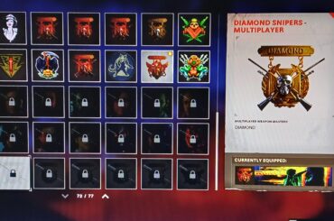 Diamond camo already unlock but did not unlock emblems