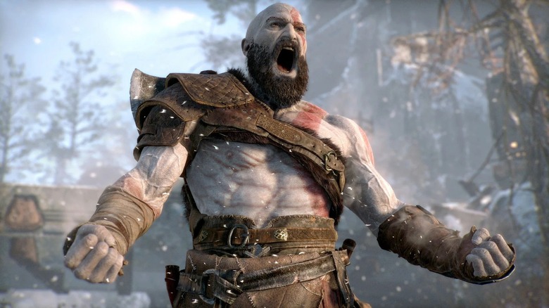 Kratos roars defiantly in 
