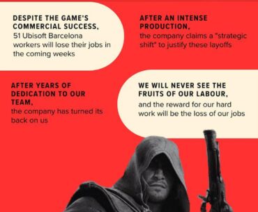 Ubisoft Barcelona will ne holding a strike for three days