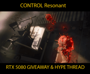 Giveaway time! Control Resonant hype + GeForce RTX 5080 GPU giveaway! Comment on this post to win!