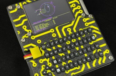 Homemade ESP32 cyberdeck I just finished