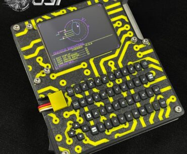 Homemade ESP32 cyberdeck I just finished