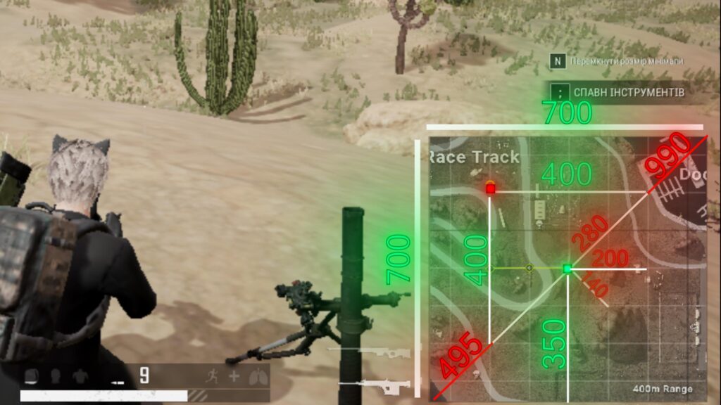 Simple calculation and memorization techniques for mortar and adjusting for fall-of-shot