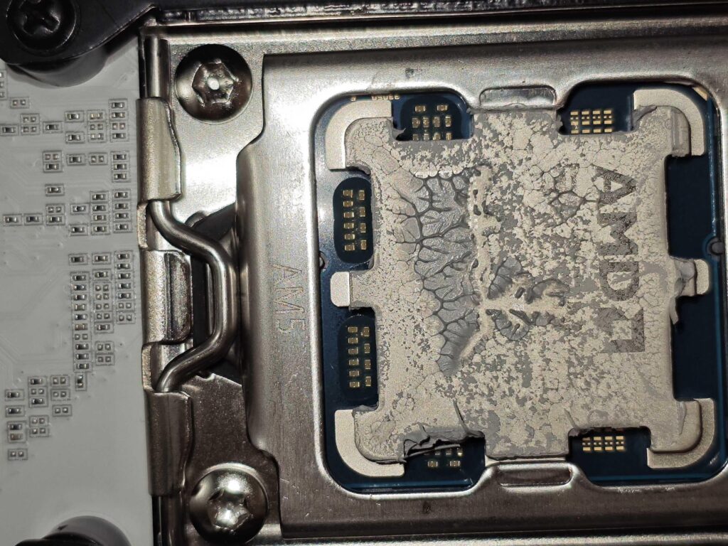 High temps, checking paste High temps, checking paste