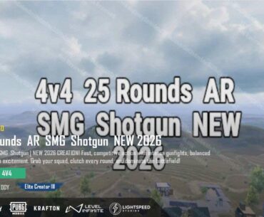 🔥 NEW 2026 – 4v4 AR SMG SHOT GUN 🔥 A fast-paced 4v4 mode with ARs, SMGs, and shotguns—because sometimes a little chaos is the best strategy. Balanced gameplay, quick action, and nonstop fights. If you try it with your squad, I’d really appreciate any feedback you have! Map Code: 27597950