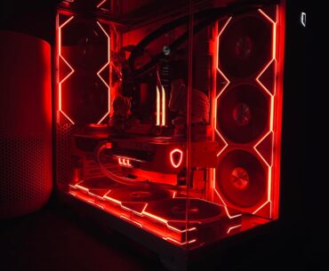 red white black setup