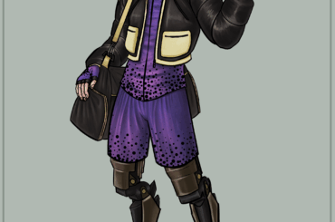 A cyberpunk athlete character I designed :)
