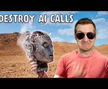 He completely destroyed an AI spam caller, hahaha