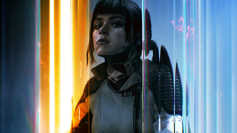 Emma Kagan kneels on the cover art for Call of Duty: Black Ops 7 Vault Edition