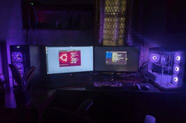 Two PC Battlestation Ubuntu + Windows