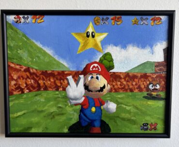 I painted a scene from my first N64 game