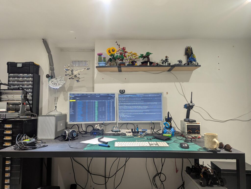 My hobby desk