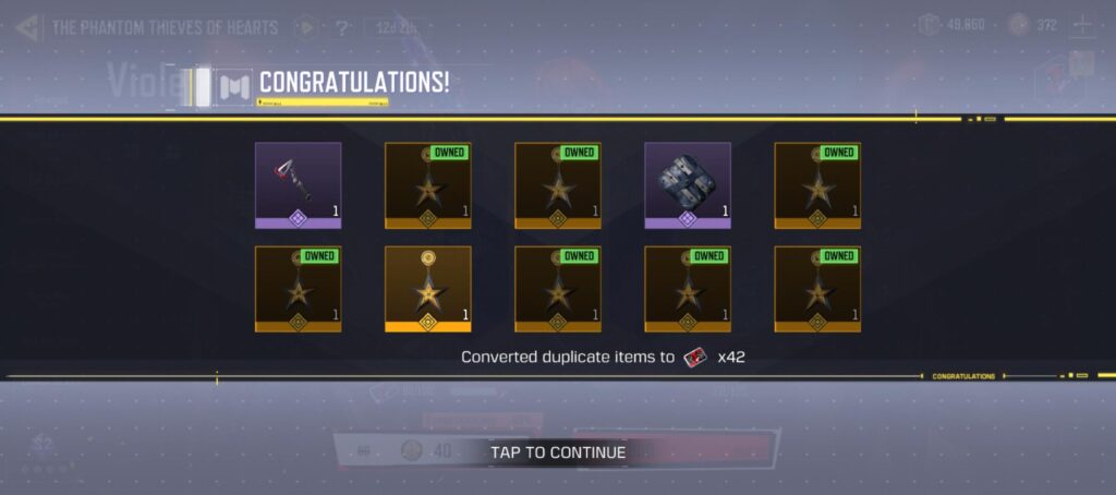 From 10 draws got 8 charms. Thanks, codm, that's exactly what i want 🤣