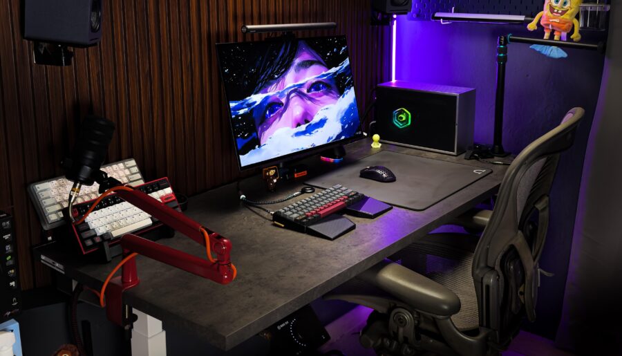 Desk setup updates