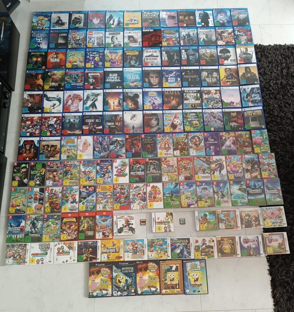 I now own 150 physical Games :)