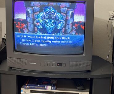 Can’t beat a CRT for retro games