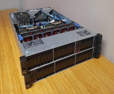 My latest build. 112 Threads, 2TB RAM, 128TB SSD storage. FreeBSD and Llama.cpp