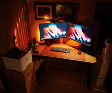 A work in progress - A warm battlestation for warmer nights.