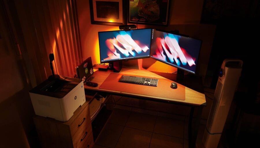 A work in progress – A warm battlestation for warmer nights.