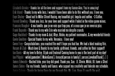 Bioshock Infinite had messages from the devs in the credits
