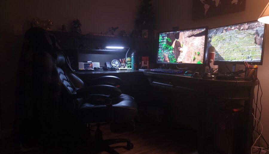 Better shot of my whole desk