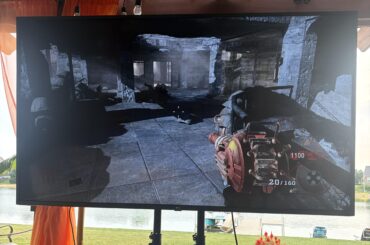 Got an old tv converted to an outside tv and got a raygun on round 5 in BO1 Nacht. This is the life.