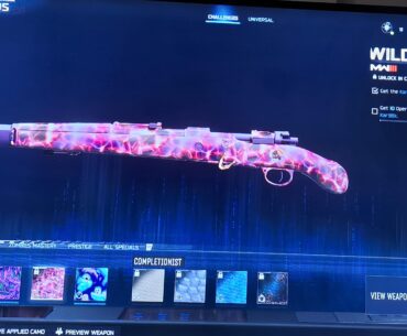 Hey there, my kar98k had skipped a camo and I cant seem to get it active? Anyone know whats doing on?
